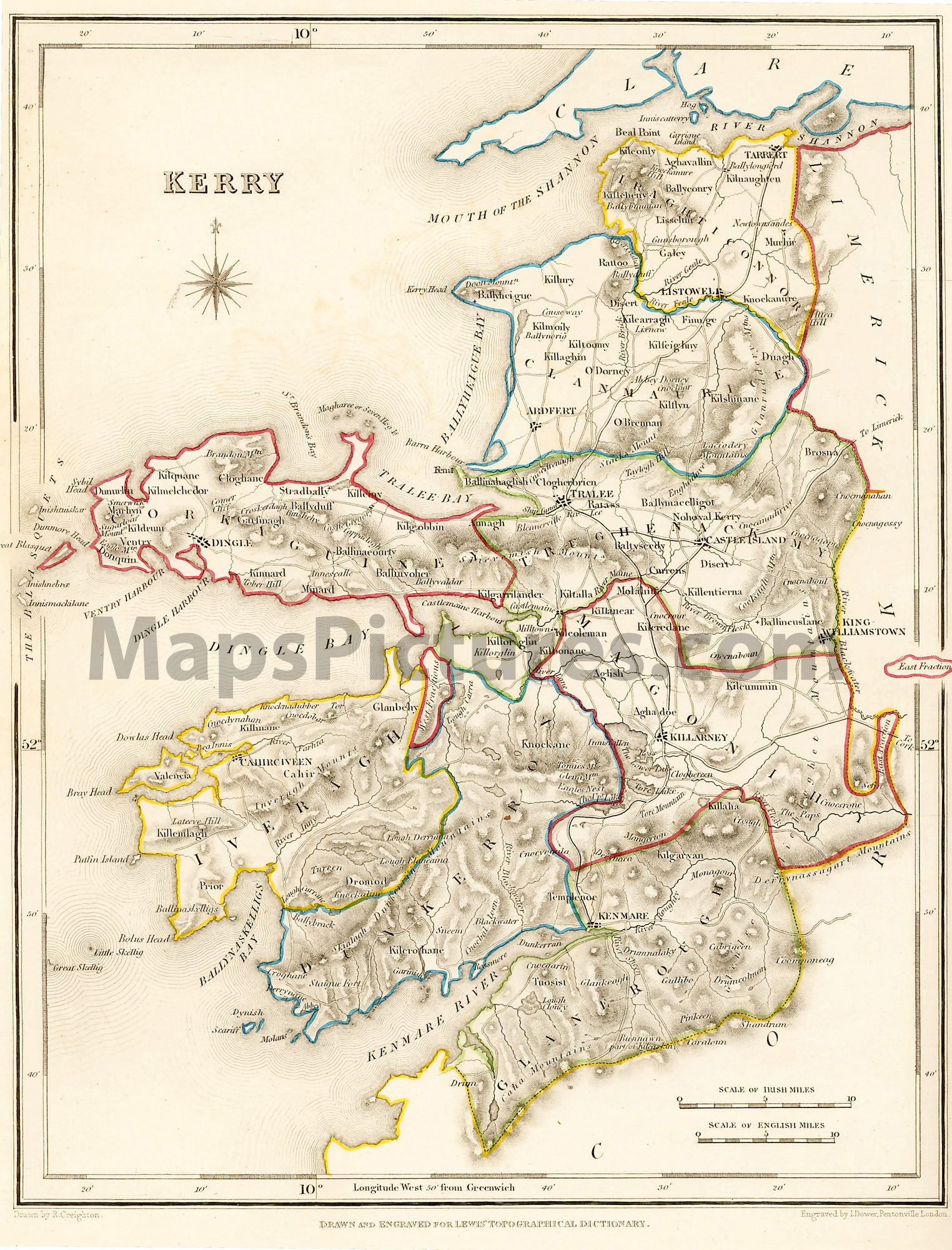 Old Ordnance Survey Maps Portrush &  Giant's Causeway Ireland 1900 Sheet 7 New 